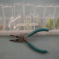Jewelry making kit  Lime green and yellow 