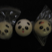 mini panda bun squishy