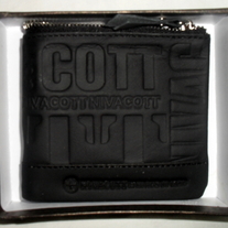 Zipper Nivacot Mens Wallet (Black)  MW6NT