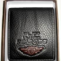 Classic Stitch Border Mens Wallet (Black)  MW11ES