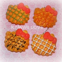 NEW STYLE Hello Kitty Squishy Waffle 