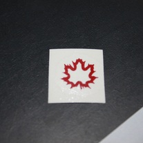 All Canadian Fingerboards"Maple Leaf" Vinyl sticker (Red)