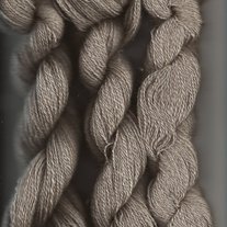 Natural Gray Mohair Wool 2 Ply Sport Yarn from McRanch, Texas