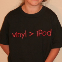 Veritas Vinyl "Vinyl > iPod" T-Shirt