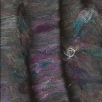 Stormy Weather Hand Dyed Kid Mohair Batting