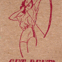Get Bent! letterpress boomarks (set of 2)