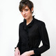 Caron - Sheer Black Vintage Ruffle Dress - Thumbnail 4