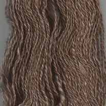 120 Yds Natural Brown Llama Wool Handspun Yarn by McRanch, Texas