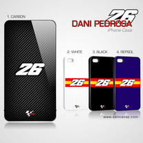 Dani Pedrosa Spanyol Rider MotoGP #26 Iphone Case 4 / 4S