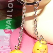 Rilakkuma and Kiiroitori 2 in 1 Key Chain