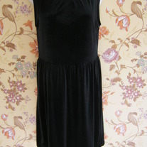 Black Velvet Shift Dress