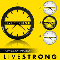 Livestrong Bike Team Extreme Sport Wall Clock