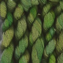 Summer Green Hand Dyed Mohair Sport Yarn from McRanch