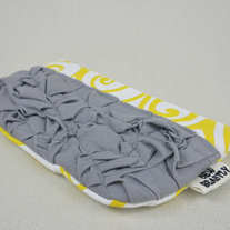 THE CITY CLUTCH IN YELLOW SWIRLS