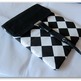 Ipad Case Sleeve - Black & White Checks - Thumbnail 1