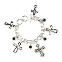 Charisma Cross Charm Bracelet