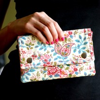 Wallet - Pink Paisley