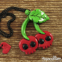 Skull Cherry Necklace