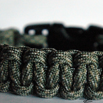 Digital ACU 550 Paracord Survival Bracelet -Dual Core-