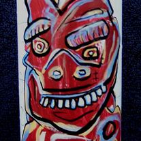 Tim O - original painting on spray can