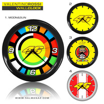 Valentino Rossi VR 46 The Doctor MotoGP #46 Wall Clock
