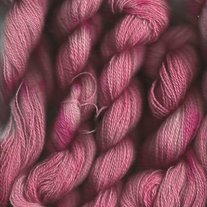 Flamingo Pink Mohair Wool Sport Weight Texas Yarn from McRanch