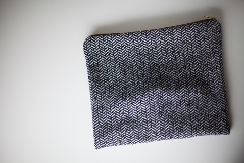 Herringbone clutch