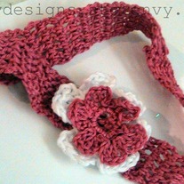Infant pink headband