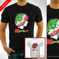Marco Simoncelli Supersic MotoGP #58 T-Shirt