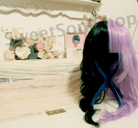Blackcurrant Split Wig (made to order)