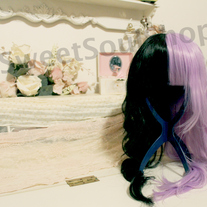 Blackcurrant Split Wig (made to order)