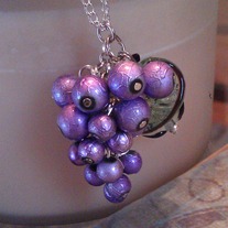 Pick Some Grapes Necklace