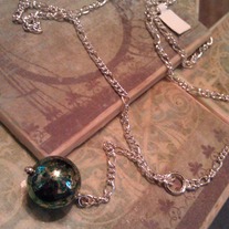 Speckled Bead Lasso Necklace