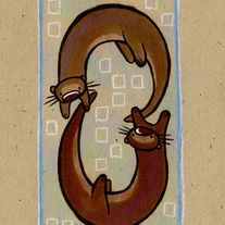 ART PRINT - "2 Otts"