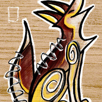 ART PRINT - Brown Coyote