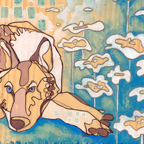 ART PRINT - Lazy Wolf