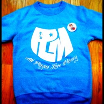All Playaz Love Money Crewneck (Organic Blue)