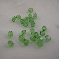4mm bicone light emerald