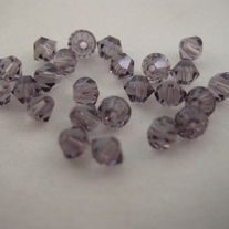 4mm bicone Black Diamond