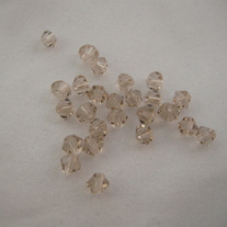 4mm bicone Crystal Satin