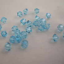 4mm bicone Aquamarine