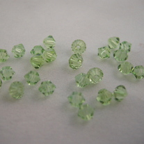 4mm bicone Peridot