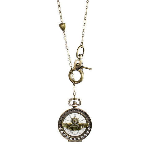 Steampunk Clock Necklace