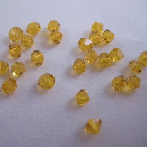 4mm bicone Citrine