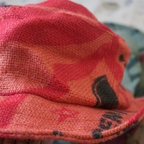 recycled rice: hat