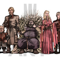 (GoT 1 of 3) LANNISTER FAMILY print