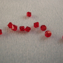 6mm Light Siam bicone