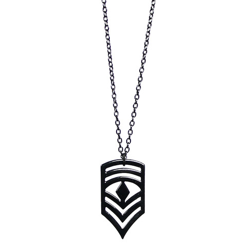 Black Chevron Necklace