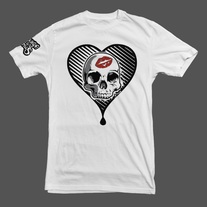 Dripping Skull Heart Tee
