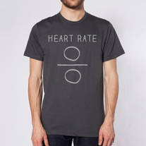 Math and Science Heart Rate t-shirt  PRE-ORDER + free Out of the Ocean CD!